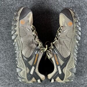 Merrell All Out Blaze Aero Hiking Shoes J32827 Mens Khaki Sz 11 Sneakers Unifly